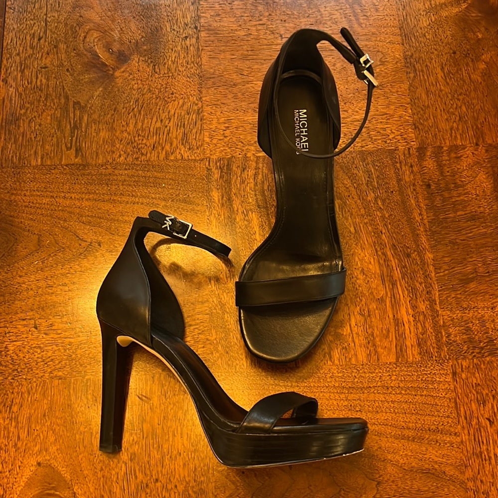 Michael Kors ankle strap platform